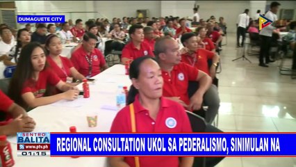 Regional consultation ukol sa pederalismo, sinimulan na