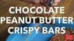 Chocolate Peanut Butter Crispy Bars