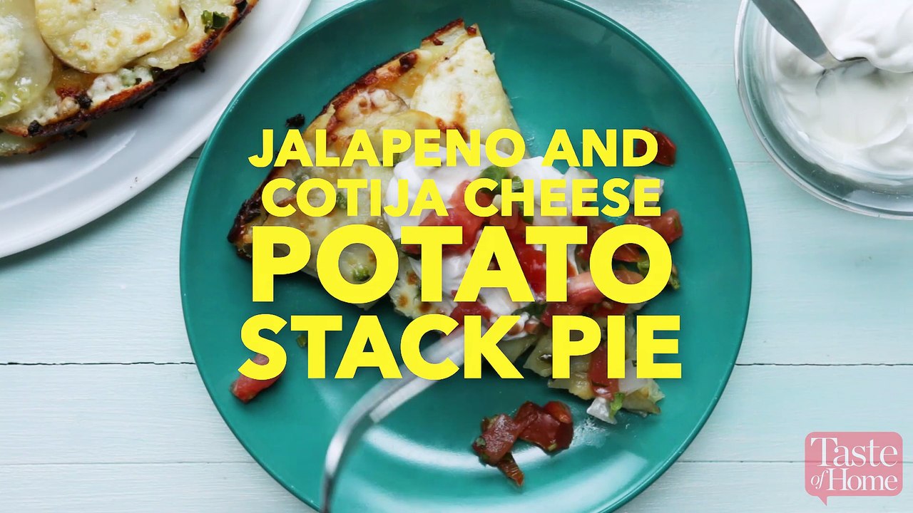 Jalape o Cotija Cheese Potato Pie video Dailymotion
