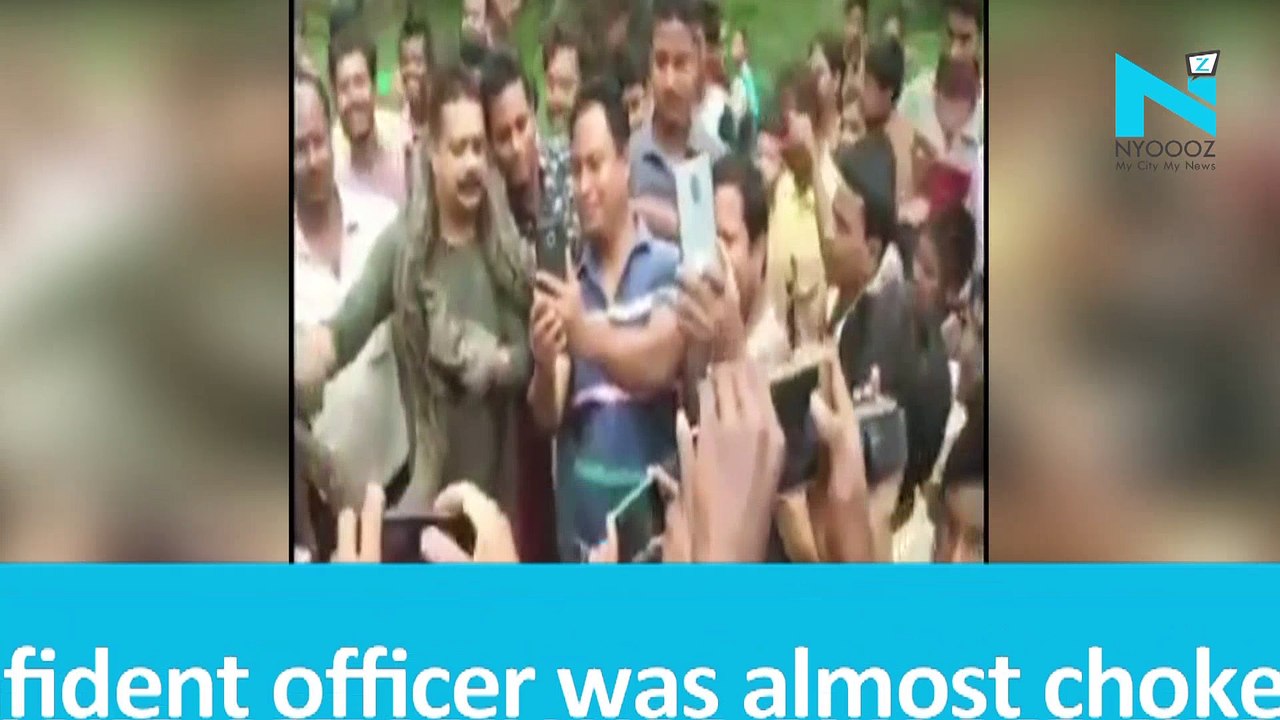 Bengal Forest Ranger Posed With Captured Python. Narrow Escapes