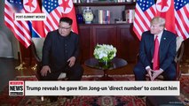 Trump-Kim phone call awaits as post-summit follow-up actions set to start