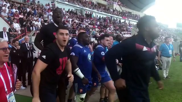 France U20s react to winning the World Rugby U20 Championship