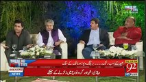 Irshad Bhatti Takes Class of Hamid Mir For Speaking In Favor of Nawaz Sharif