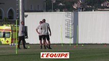 Thierry Henry à l'entraînement - Foot - CDM 2018