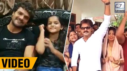 पत्नी के साथ पवन ने तो बेटी के साथ खेसारी लाल ने कहा 'भारत माता की जय ' | Border
