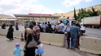 Cilvegözü Sınır Kapısı'nda bayram dönüşleri başladı - HATAY