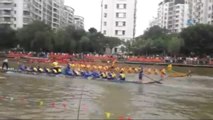 Çin'de Ejderha Teknesi Festivali'nin Kazananları Belli Oldu