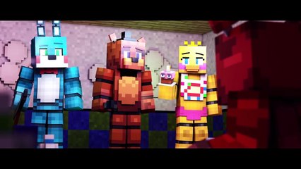 "The Foxy Song" | Minecraft FNAF Animation Music Video (Song by Groundbreaking)