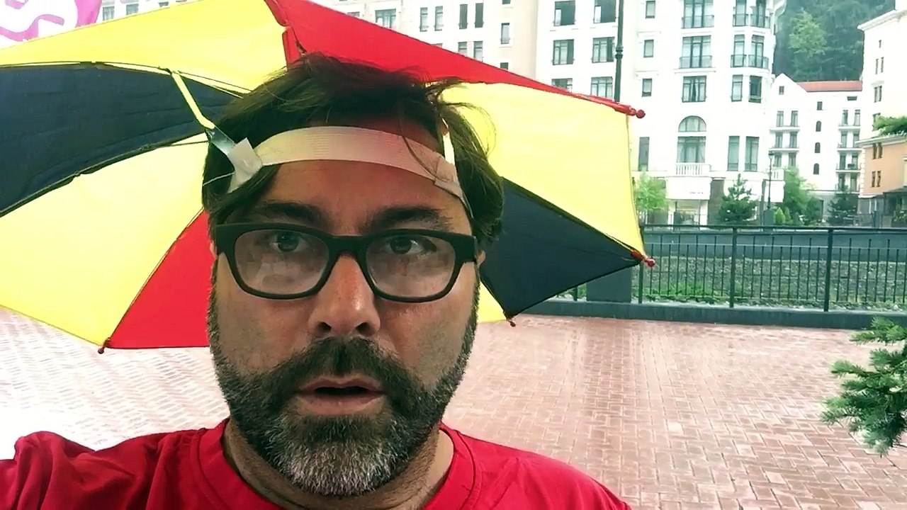 Notre consultant Stéphane Pauwels le constate à quelques heures de Belgique-Panama: "La pluie n'arrête pas de tomber"