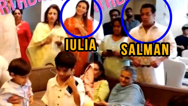 Salman Khan, Iulia Vantur With Khan Family Celebrate Sohail Khan's Son Yohan