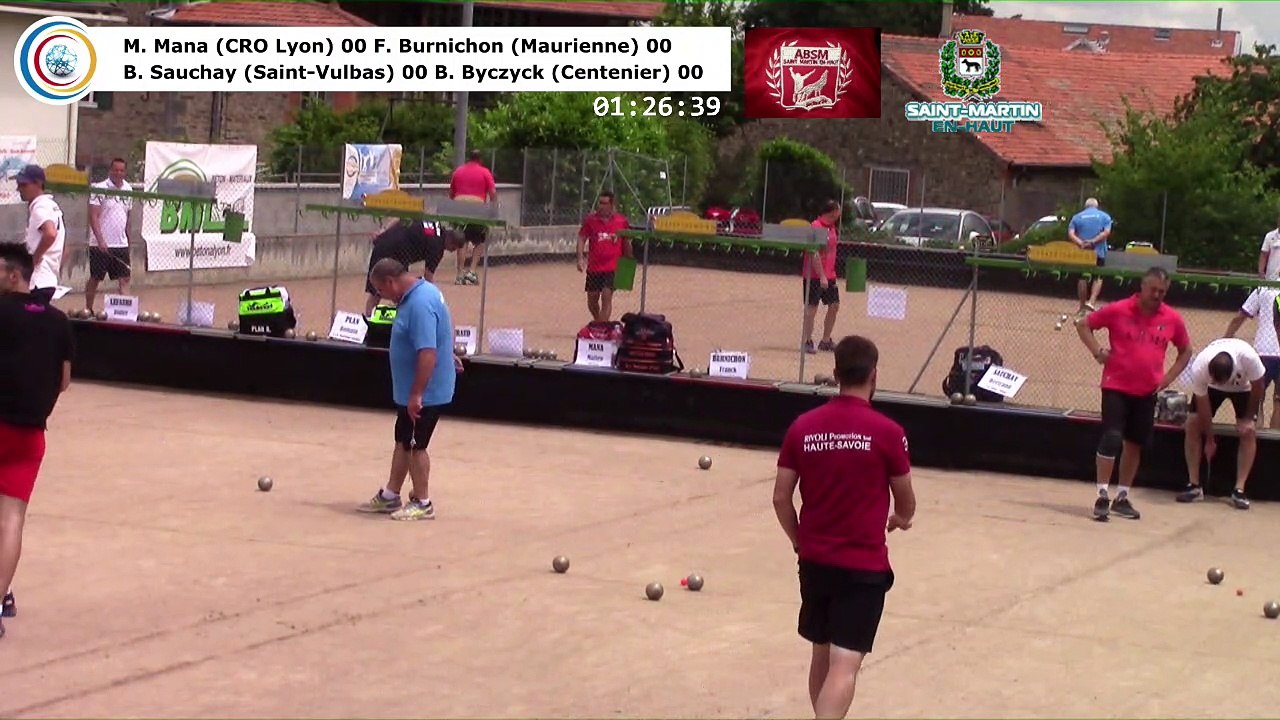 Premières parties de poules, treizième étape du Super 16 masculin, Saint-Martin-en-Haut 2018