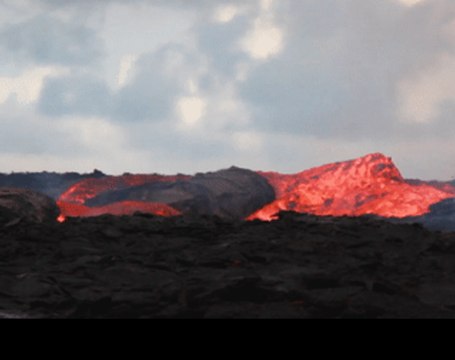 Lava Flows Freely at 15 Miles Per Hour From Hawaiian Volcanic Vent