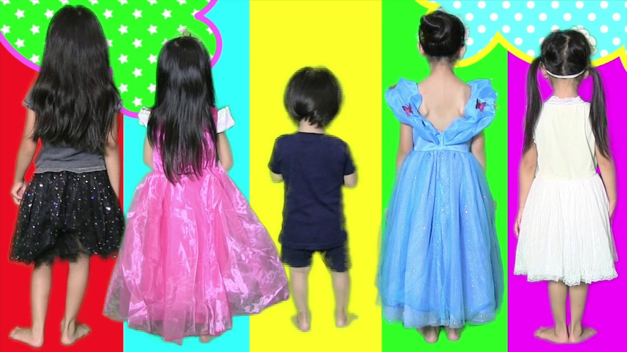 Kids Learn Colors with Finger Family Song - Babies turning around