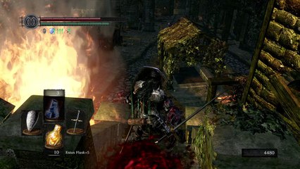 DARK SOULS™: REMASTERED - Capra Demon fight