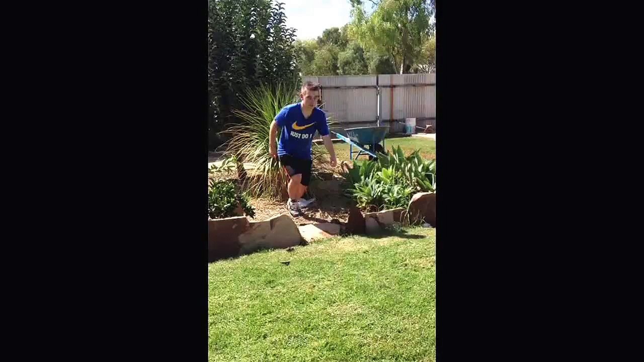 A Frontflip off a Slide