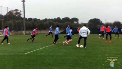 Milinkovic-Savic, protagonista del entrenamiento de la Lazio