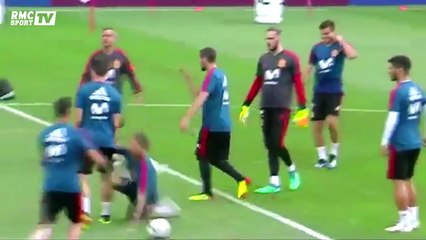 Quand Ramos se moque de Ronaldo à l’entraînement