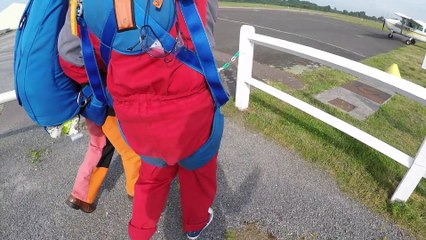 Premier saut en parachute