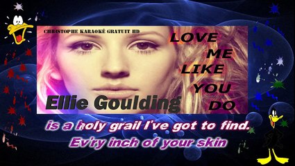 Ellie Goulding - Love me like you do KARAOKE / INSTRUMENTAL