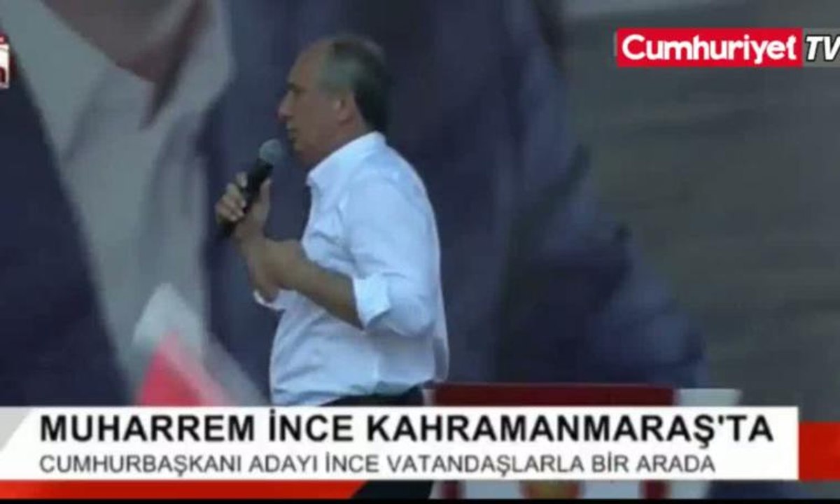 Muharrem İnce'den Erdoğan'a cami yanıtı
