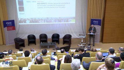 Clôture officielle du cycle national 2017-2018 de l'IHEST, Allocution d' Alain BERETZ