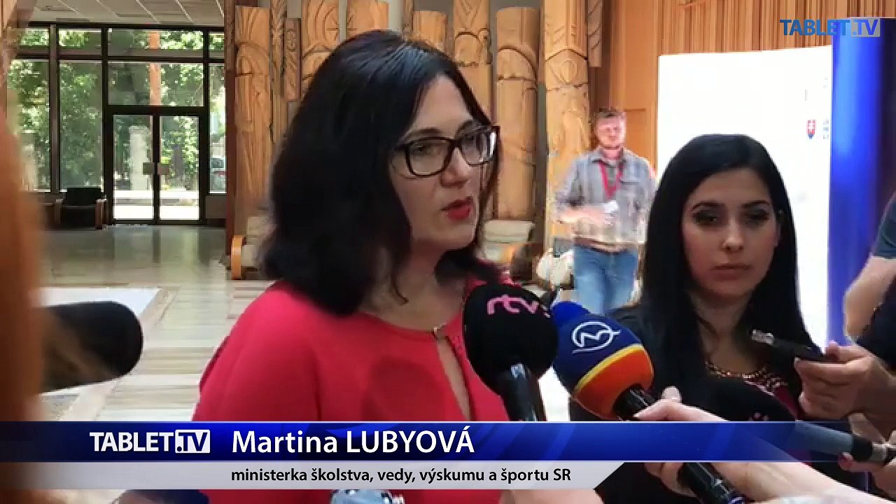 ZÁZNAM: Brífing ministerky školstva M. Lubyovej