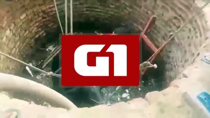 Vaca cai em poço de 4 metros, Ceará