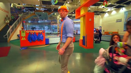 Blippi Plays at the Children's Museum _ Learn Colors for Toddlers