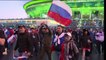 المشجعون الروس فرحون بالفوز الثاني لمنتخب بلادهم في مونديال 2018