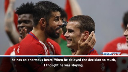 B*****d Griezmann got big money to stay at Atletico! - Diego Costa