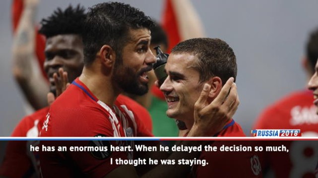 B*****d Griezmann got big money to stay at Atletico! - Diego Costa
