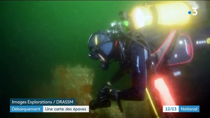 Débarquement : une carte des épaves