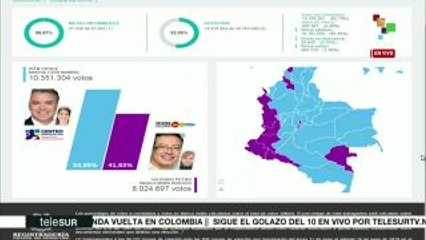 Lidera Iván Duque conteos en balotaje de comicios colombianos
