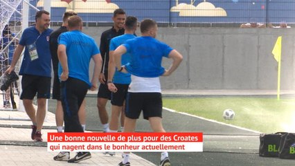 Croatie - Quand Lovren sauve Rakitic de l'arrosage automatique