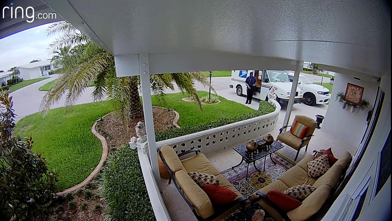 Substitute Mail Carrier Tosses Package