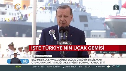 işte Türkiye'nin ilk uçak gemisi