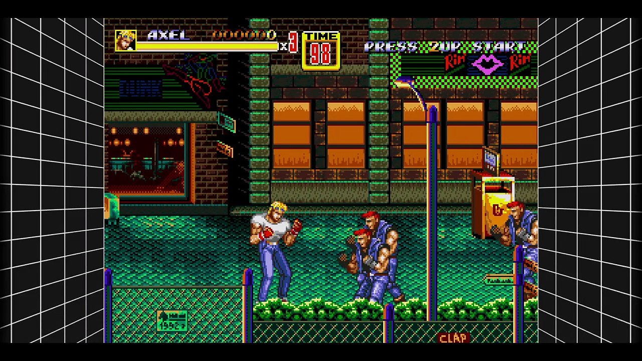 SEGA Genesis Classics Streets Of Rage 2 Axel Gameplay
