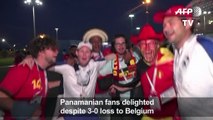 World Cup: Panama fans 'happy' despite 3-0 defeat
