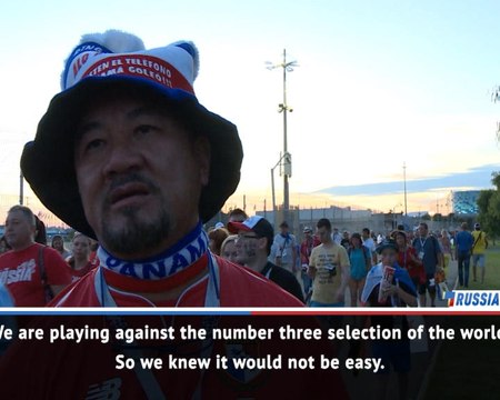 Panama fans positve despite opening defeat to Belgium