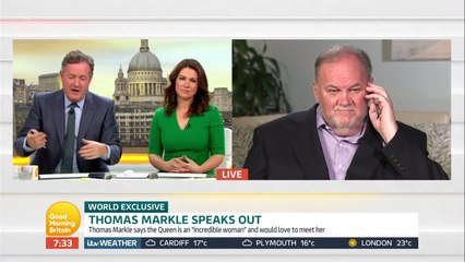 Prince Harry Told Thomas Markle to Give President Trump a Chance | Good Morning Britain