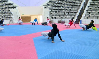 Usai Libur Idul Fitri, Timnas Taekwondo Kembali Latihan