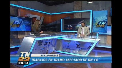 Ministro de Comunicaciones habla sobre los trabajos de reconstrucción de Ruta Nacional 14