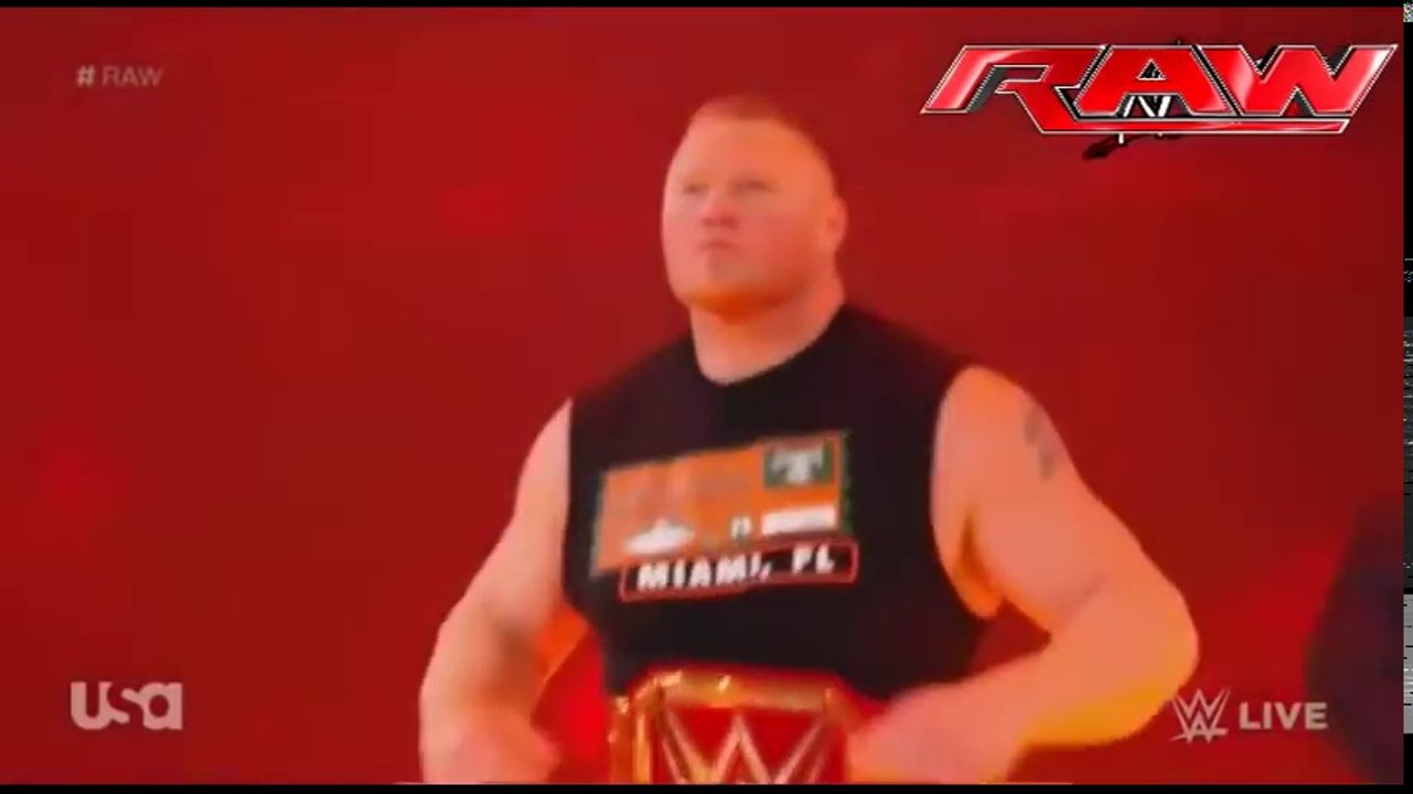 wwe raw 18 June 2018 :Brock Lesnar vs. Kane - Triple H vs. Brock Lesnar by wwe entertain
