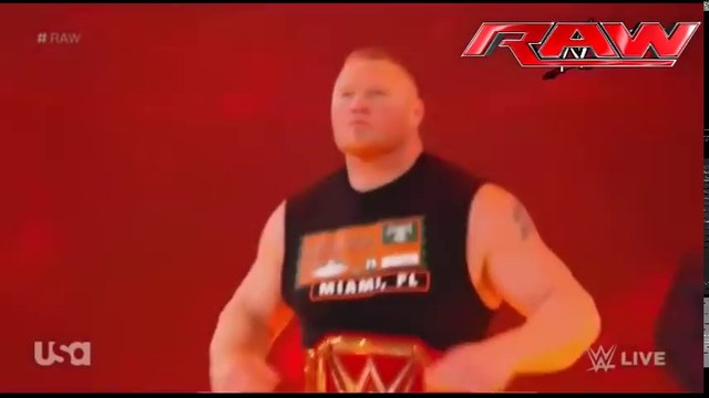 wwe raw 18 June 2018 :Brock Lesnar vs. Kane - Triple H vs. Brock Lesnar by wwe entertain