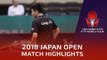 2018 Japan Open Highlights | Liang Jingkun vs Veerapat Puthikungasern (Pre)
