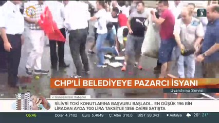 Pazarcılar isyan etti