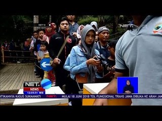 Ribuan Warga Antre Naik Jembatan Gantung -NET12