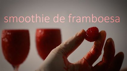 receita: smoothie de framboesa