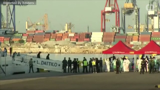Boat Caught In Political Storm Docks In Spain