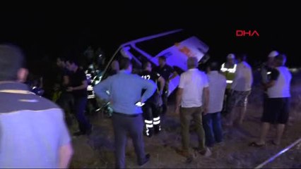 Aydın'da Yolcu Otobüsü Devrildi: 28 Yaralı